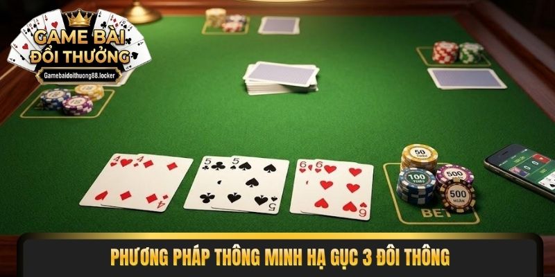 Phương pháp thông minh hạ gục 3 đôi thông