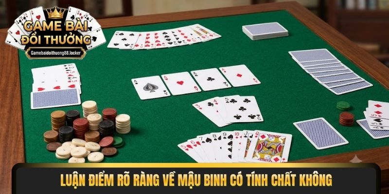 Luận điểm rõ ràng về mậu binh có tính chất không